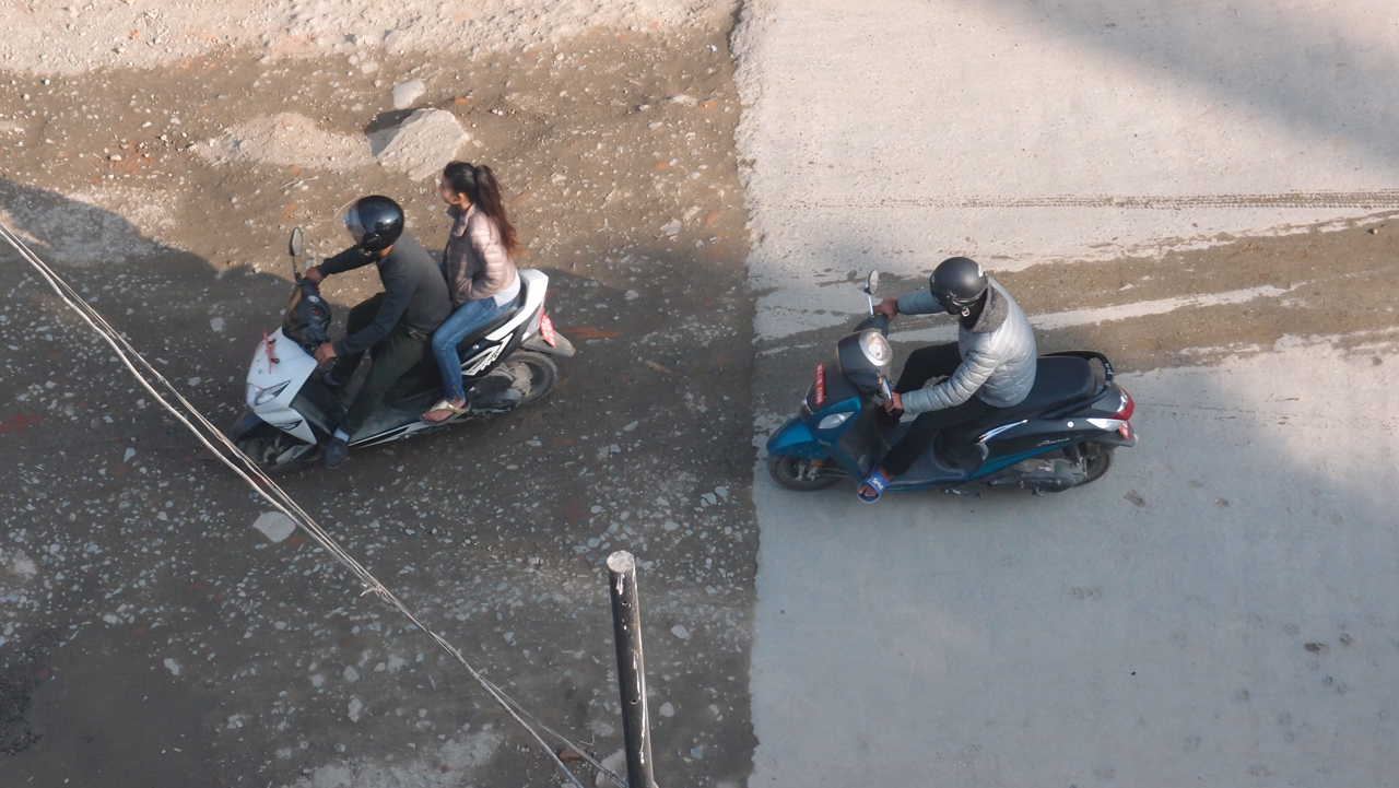 2018-01-20 15 Uhr - The Boudha Inn, Auf'm Dach (Audio, Foto, Video) 